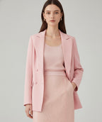 Conjunto Élise – Blazer Alfaiataria e Saia Plissada com Renda