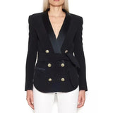 Blazer Estruturado com Lapela Xale e Cinto - Elegância Atemporal