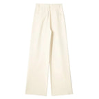 Calça de Alfaiataria Listrada – Cintura Alta e Silhueta Wide Leg Elegante