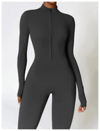Macacão sem costura outerwear alta elasticidade