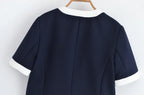 Conjunto Feminino Versátil – Blusa Básica com Recortes e Calça Reta Cintura Alta