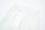 Conjunto Colete Halter Sem Mangas com Bolsos + Calça Pantalona Cintura Alta, Look Executivo Moderno