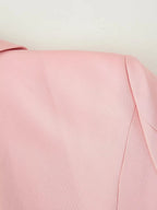 Conjunto Élise – Blazer Alfaiataria e Saia Plissada com Renda