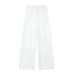 Conjunto Colete Halter Sem Mangas com Bolsos + Calça Pantalona Cintura Alta, Look Executivo Moderno
