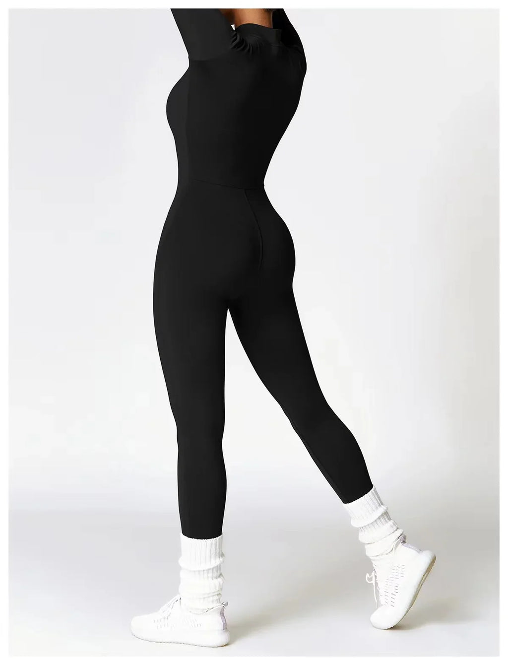 Macacão sem costura outerwear alta elasticidade