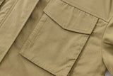 Conjunto Feminino Elegante com Casaco de Bolsos e Calça de Alfaiataria