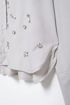 Conjunto Bordado com cristais - shorts e camisa