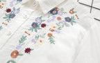 Camisa 100% Algodão com Bordado – Conforto e Estilo Natural