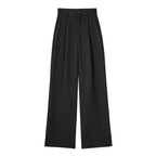 Calça de Alfaiataria Listrada – Cintura Alta e Silhueta Wide Leg Elegante