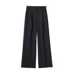 Calça de Alfaiataria Listrada – Cintura Alta e Silhueta Wide Leg Elegante