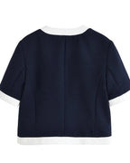 Conjunto Feminino Versátil – Blusa Básica com Recortes e Calça Reta Cintura Alta