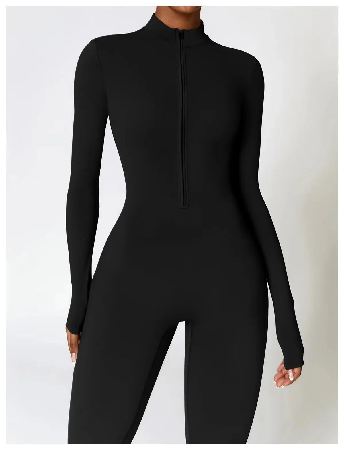 Macacão sem costura outerwear alta elasticidade