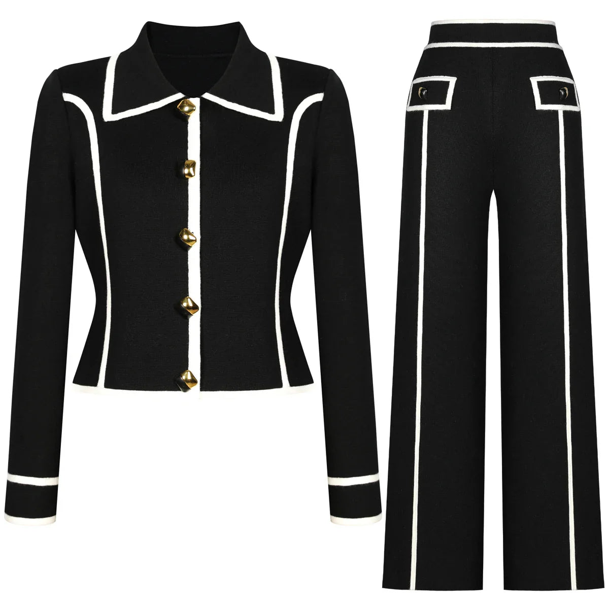 ✨ Conjunto de Tricô – Estilo e Conforto em Cada Detalhe ✨
