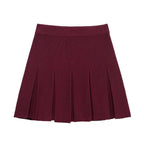 Conjunto Luxo Vermelho em Malha de Alta Densidade – Cardigã e Saia