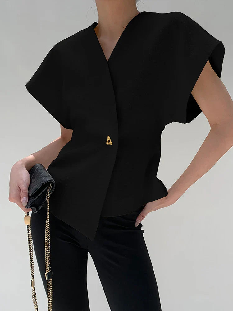 Camisa elegante alfaiataria - corte perfeito