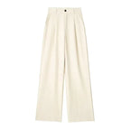 Calça de Alfaiataria Listrada – Cintura Alta e Silhueta Wide Leg Elegante