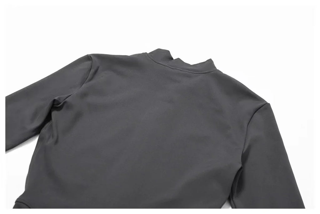 Macacão sem costura outerwear alta elasticidade