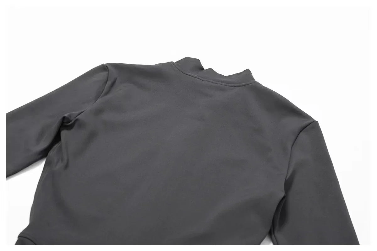 Macacão sem costura outerwear alta elasticidade