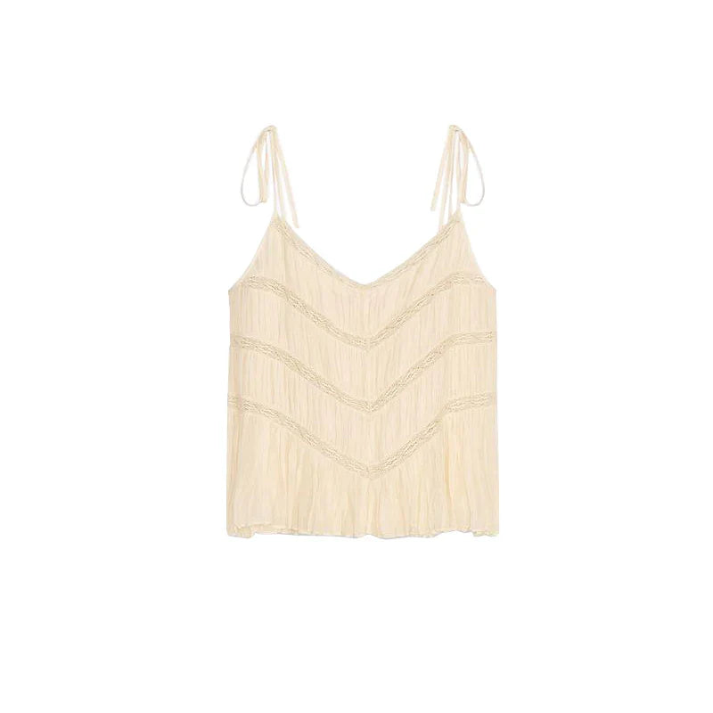 Blusa de Alças Finas com Caimento Reto e Acabamento Delicado – Leve, Moderna e Versátil