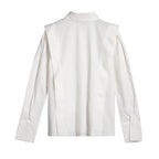 Blusa CHCH Elegante – Gola Clássica e Babados