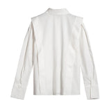 Blusa CHCH Elegante – Gola Clássica e Babados