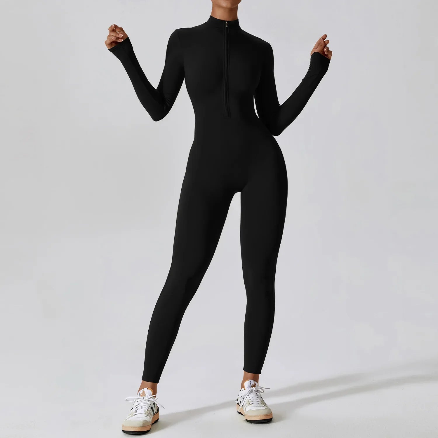 Macacão sem costura outerwear alta elasticidade