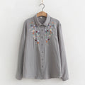 Camisa 100% Algodão com Bordado – Conforto e Estilo Natural