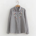 Camisa 100% Algodão com Bordado – Conforto e Estilo Natural