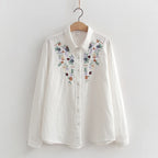 Camisa 100% Algodão com Bordado – Conforto e Estilo Natural