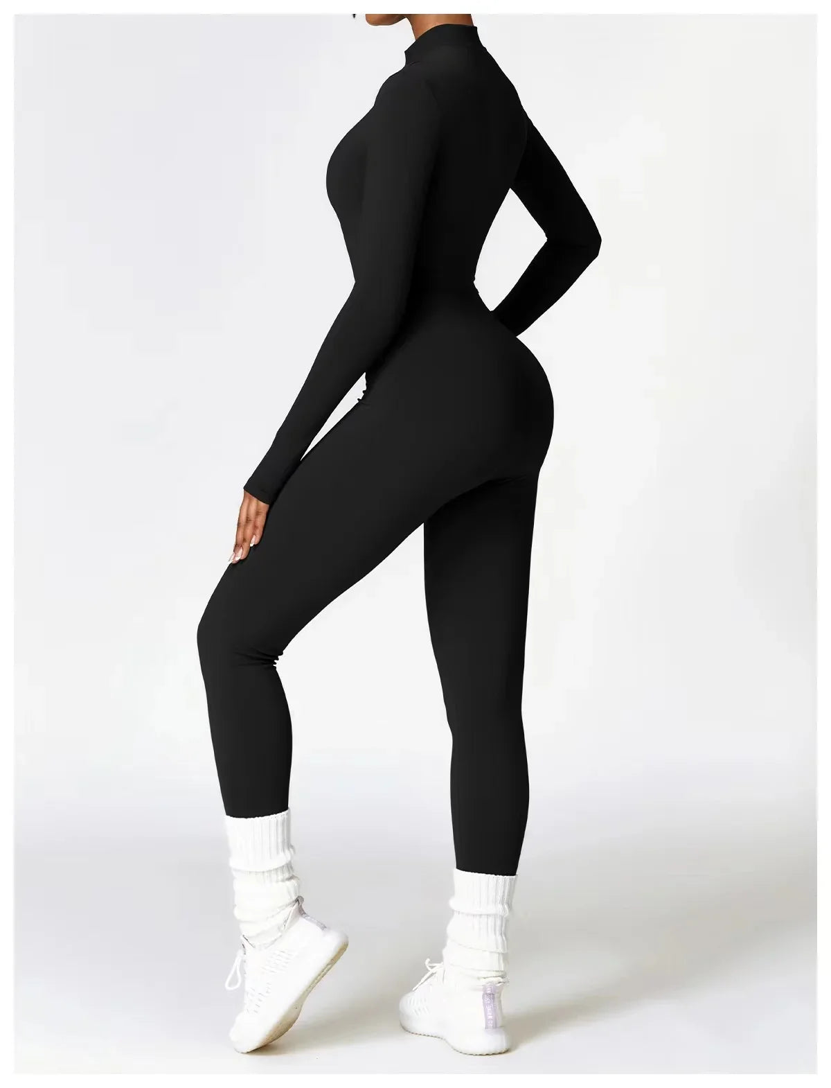 Macacão sem costura outerwear alta elasticidade