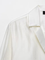 Camisa Elegante de Manga Longa – Modelagem Solta e Minimalista