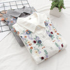 Camisa 100% Algodão com Bordado – Conforto e Estilo Natural
