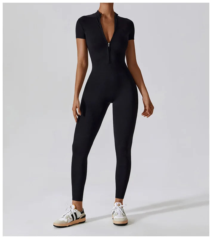 Macacão sem costura outerwear alta elasticidade