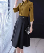 Conjunto saia e Camisa Alfaiataria Luxo