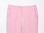 Colete Sem Mangas com Saia Curta ou Calça Flare, Estilo Moderno e Minimalista