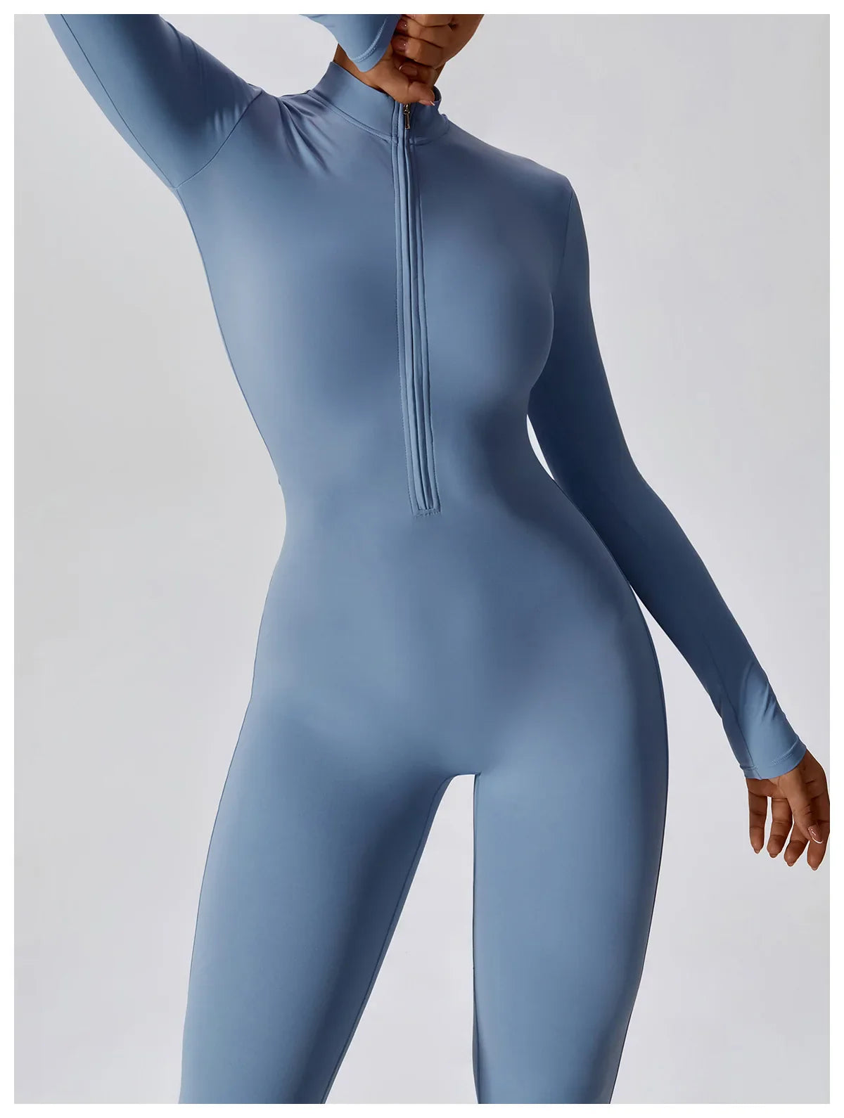 Macacão sem costura outerwear alta elasticidade