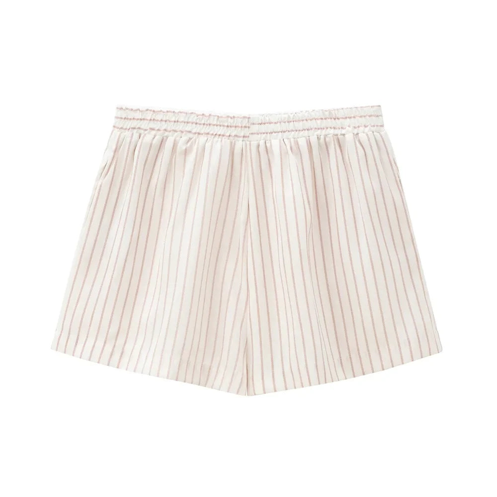 Conjunto camisa e shorts Listrado - Novidade