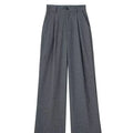Calça de Alfaiataria Listrada – Cintura Alta e Silhueta Wide Leg Elegante