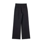 Calça de Alfaiataria Listrada – Cintura Alta e Silhueta Wide Leg Elegante