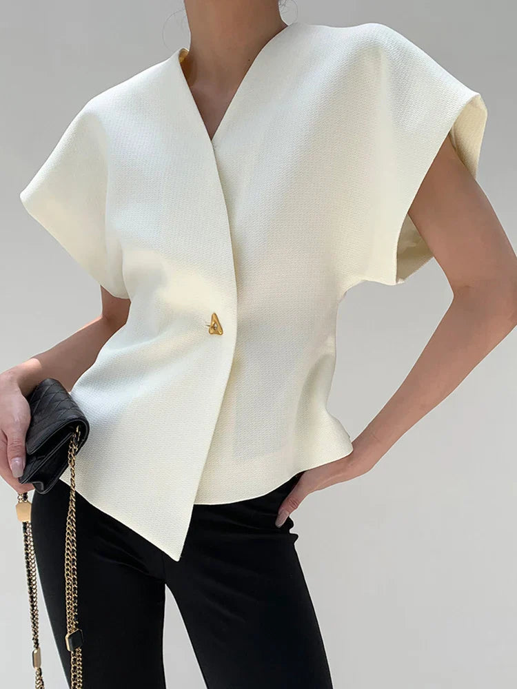 Camisa elegante alfaiataria - corte perfeito
