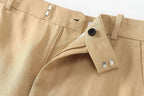 Calça Reta – Linho  Premium, Elegante e Confortável