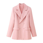 Conjunto Élise – Blazer Alfaiataria e Saia Plissada com Renda