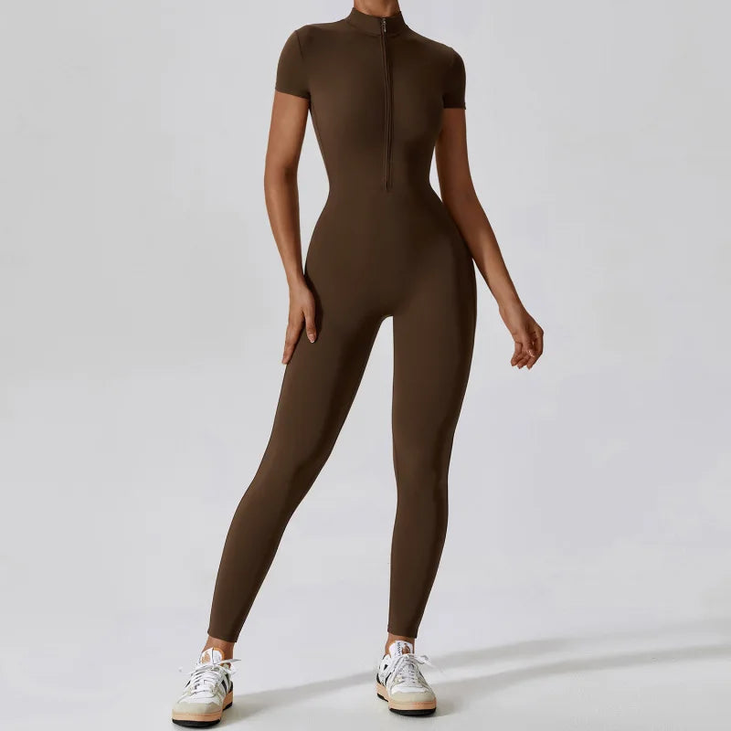Macacão sem costura outerwear alta elasticidade