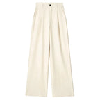 Calça de Alfaiataria Listrada – Cintura Alta e Silhueta Wide Leg Elegante