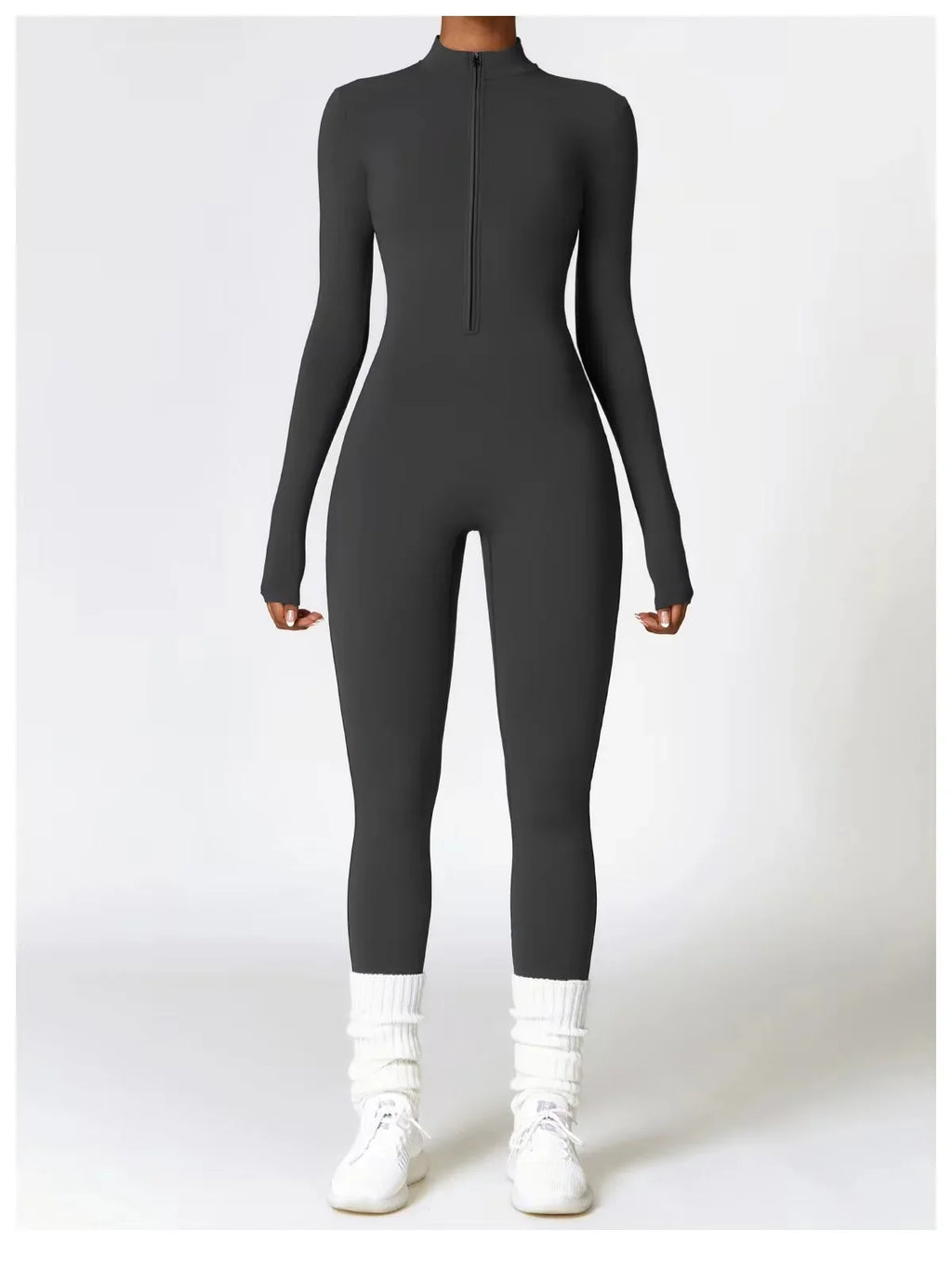 Macacão sem costura outerwear alta elasticidade