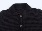 Conjunto em Tricô Vazado – Saia Mini + Camisa