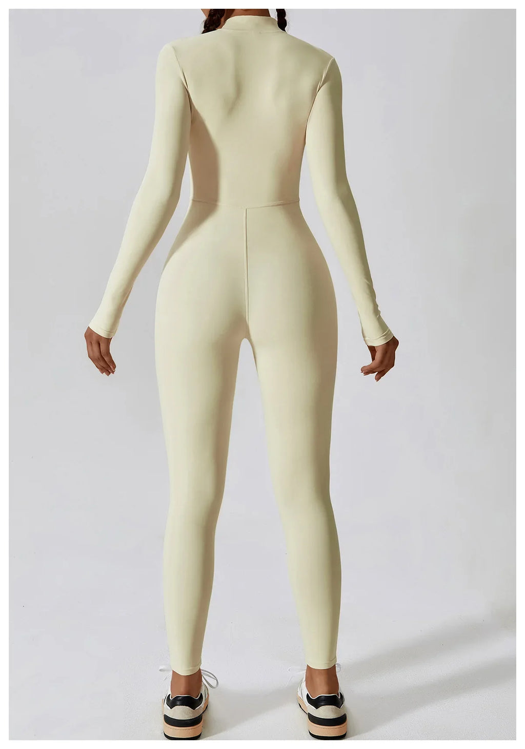Macacão sem costura outerwear alta elasticidade