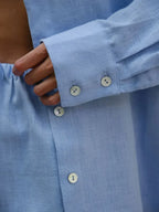 Conjunto Wolfeel – Camisa e Shorts com Manga Lanterna em Algodão 100%