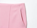 Colete Sem Mangas com Saia Curta ou Calça Flare, Estilo Moderno e Minimalista